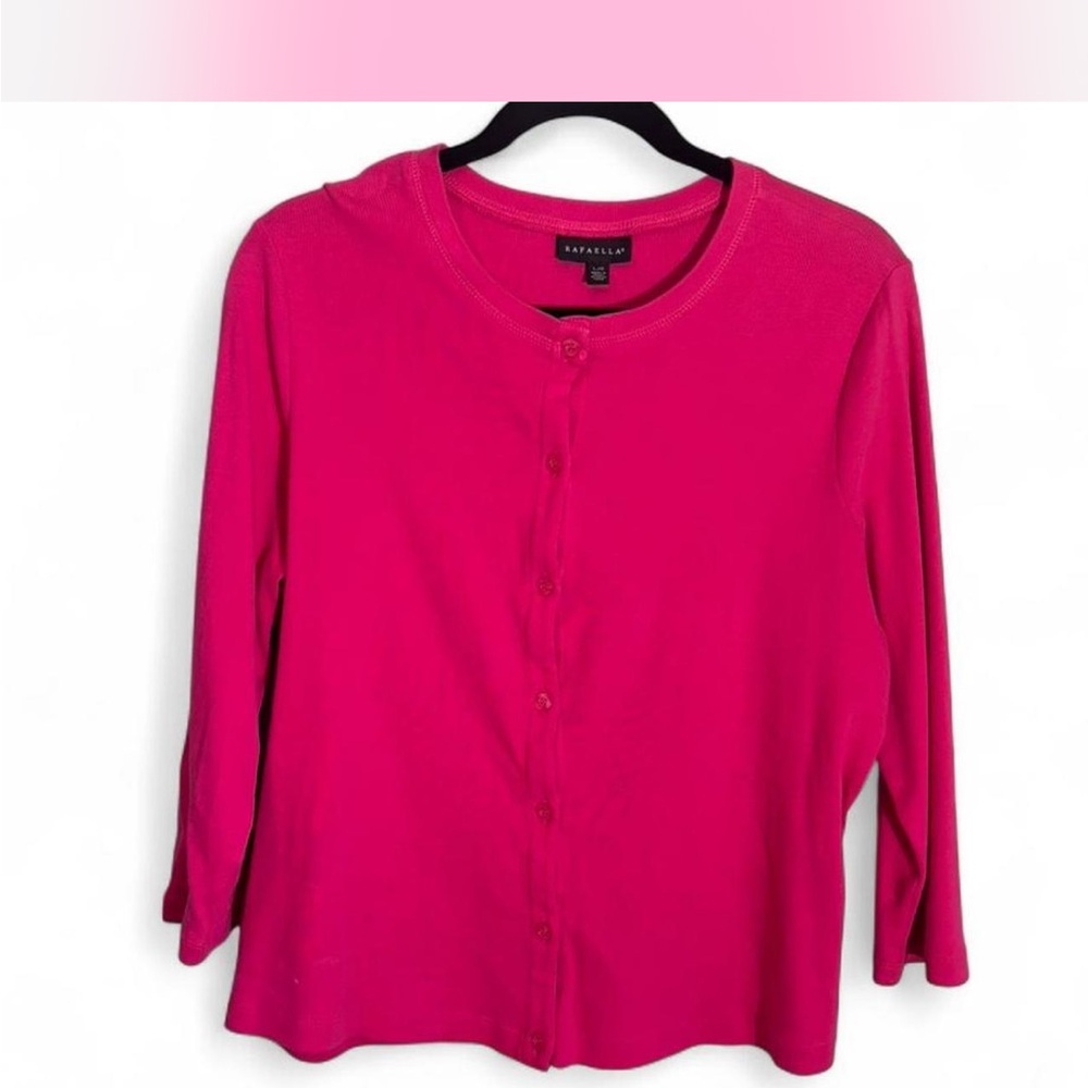 Women's Pink Button-Up Top